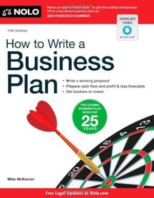 کتاب How to Write a Business Plan (چگونه یک طرح کسب‌وکار بنویسیم) نسخه انگلیسی PDF