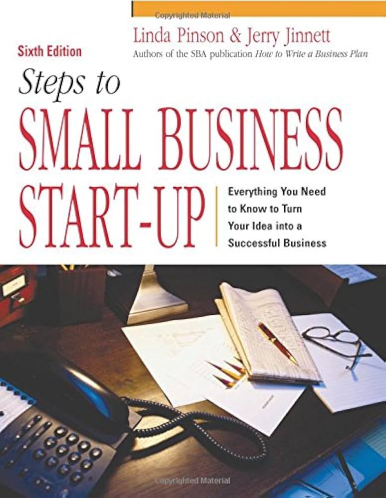 کتاب Steps to Small Business Start-Up (مراحل راهاندازی کسبوکار کوچک) نسخه انگلیسی PDF | نویسنده: لیندا پینسون کتاب Steps to Small Business Start-Up (مراحل راهاندازی کسبوکار کوچک) نسخه انگلیسی PDF | نویسنده: لیندا پینسون
