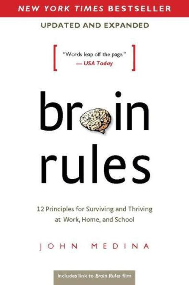 کتاب Brain Rules (قوانین مغز) نسخه انگلیسی PDF | جان مدینا کتاب Brain Rules (قوانین مغز) نسخه انگلیسی PDF | جان مدینا