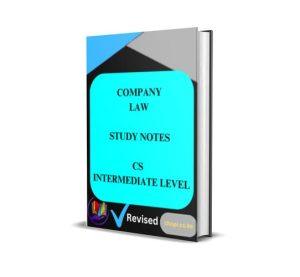 کتاب Company Law Revision Notes (یادداشت‌های مرور حقوق شرکت‌ها) نسخه انگلیسی PDF | ICAI