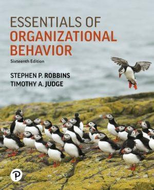 کتاب Essentials of Organizational Behaviour (مبانی رفتار سازمانی) نسخه انگلیسی PDF