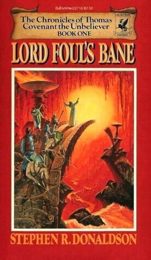کتاب Lord Foul's Bane (نفرین لرد فاول) نسخه انگلیسی PDF | Stephen R. Donaldson (استیون آر. دونالدسون) کتاب Lord Foul's Bane (نفرین لرد فاول) نسخه انگلیسی PDF | Stephen R. Donaldson (استیون آر. دونالدسون)